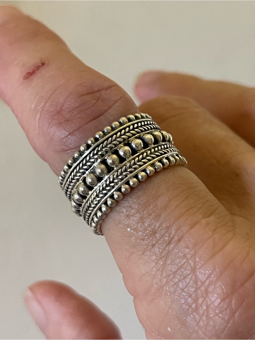 Detailed Sterling Silver ring